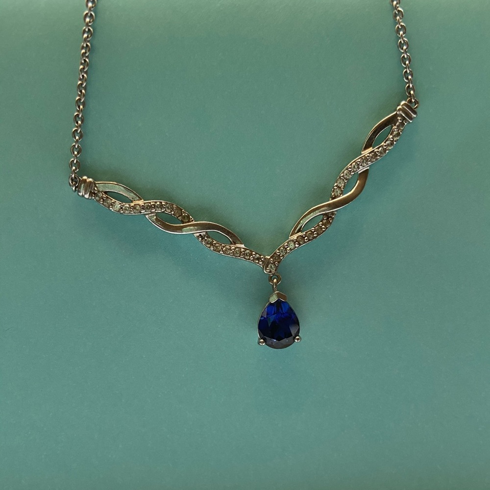 Sapphire necklace